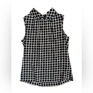 Oscar de la Renta Black and White Top